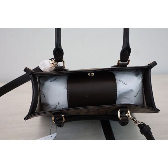 Guess JG916924 Women's Coca PU Leather Castalia Top Handle Crossbody Purse - Picture 13 of 16